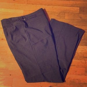 Grey Wrinkle-Proof Trousers